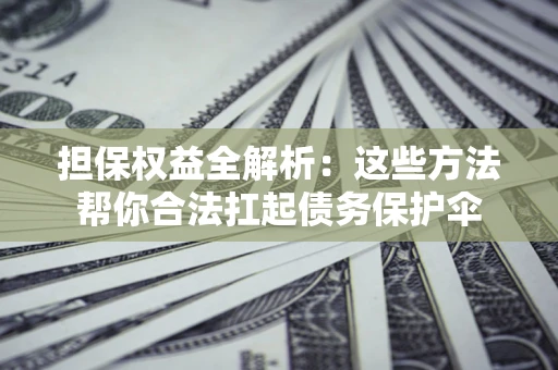 武汉担保权益全解析：这些方法帮你合法扛起债务保护伞