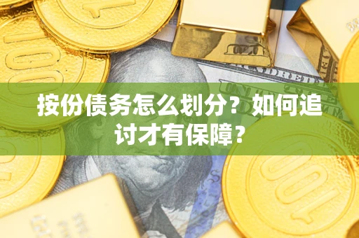 武汉按份债务怎么划分？如何追讨才有保障？