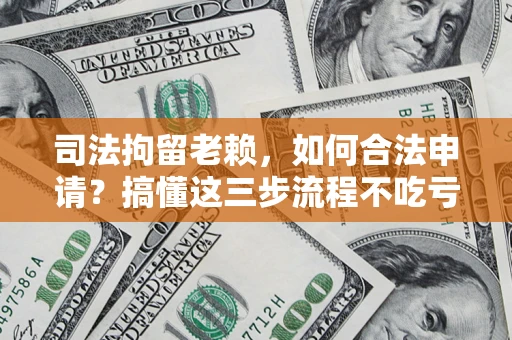 武汉司法拘留老赖，如何合法申请？搞懂这三步流程不吃亏！