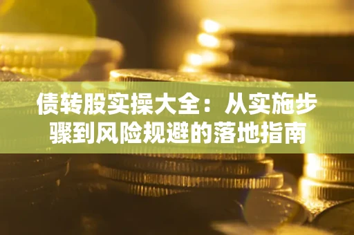 武汉债转股实操大全：从实施步骤到风险规避的落地指南