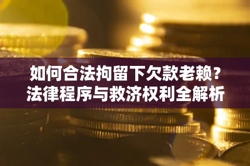 武汉如何合法拘留下欠款老赖？法律程序与救济权利全解析